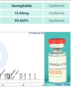 GLP-1 Sema semaglutide peptide vial