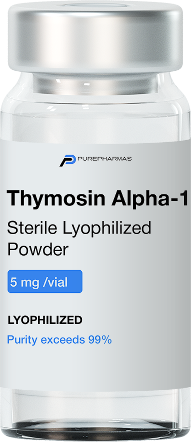 Thymosin Alpha-1 peptide vial