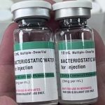 Bacteriostatic water vial