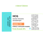 HCG 5000IU human chorionic gonadotropin vial