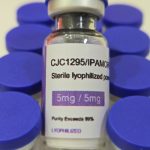 CJC-1295 and Ipamorelin peptide blend vial