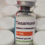 Tesamorelin peptide vial
