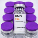 HMG 75IU menotropin vial