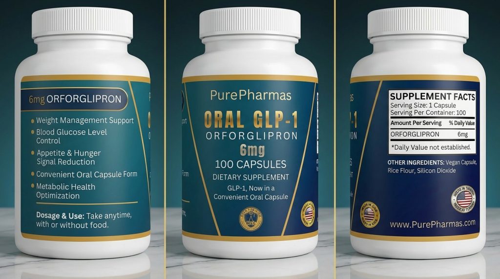 Oral GLP-1 Orforglipron capsules